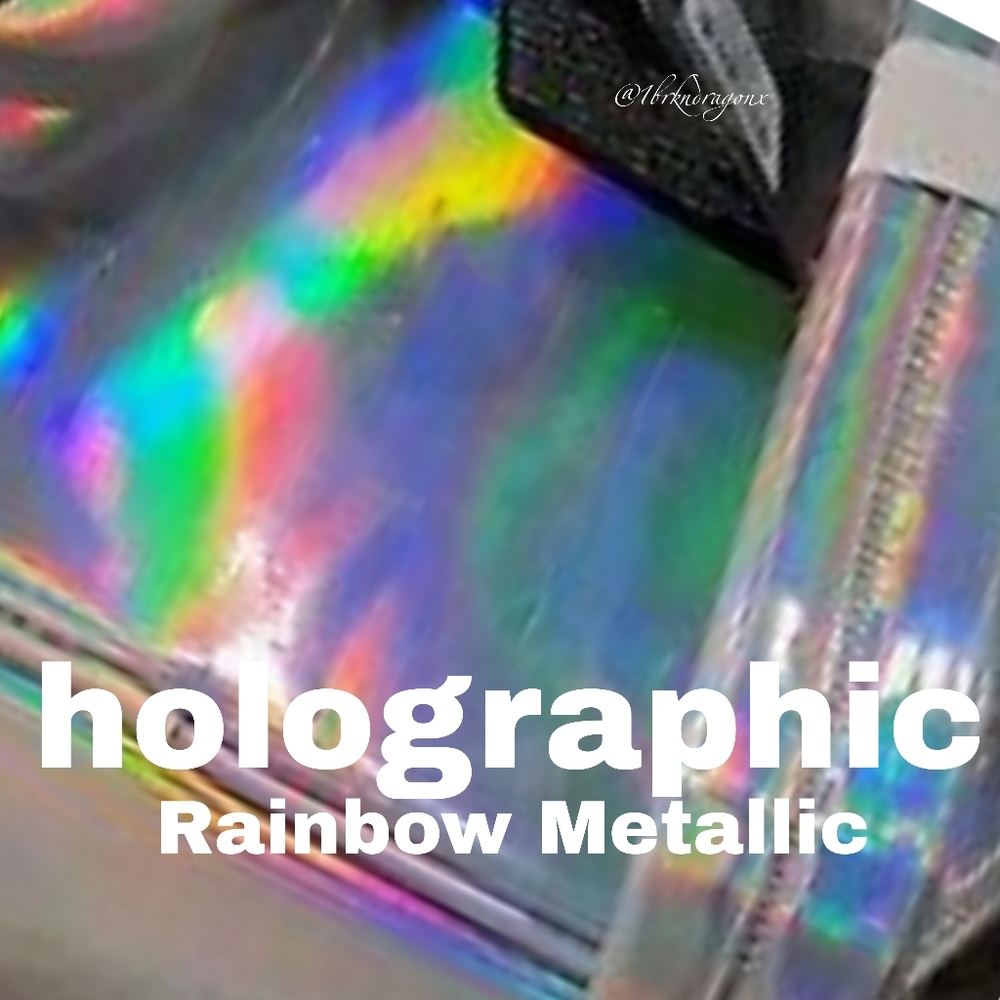 NWT SILVER SEQUIN HOLGRAPHIC METALLIC RAINBOW LIMITED DISNEY LOUNGEFLY BACKPACK - Picture 3 of 16